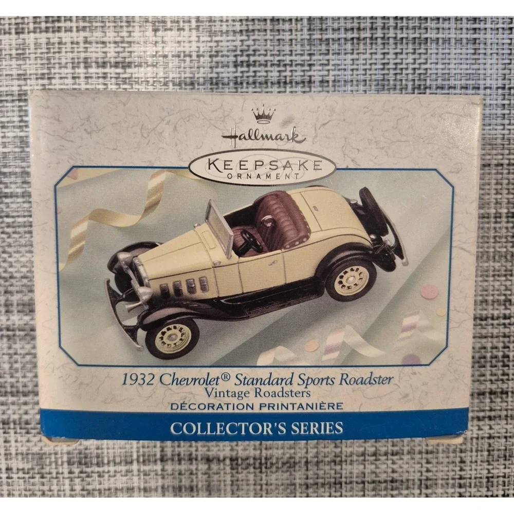 Hallmark Keepsake‎ Ornaments Vintage Roadsters Series Lot Of 3 1999, 2000, 2001